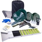 50  Gold Panning Kit With Sluice Box Aluminum Gold Mining Equipment 27 Pcs