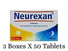 Heel Neurexan Homeopathic Tablets For Stress Relief Overactive Mind 3 Boxes X 50