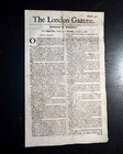 Earliest Of Newspapers To Be Had Original Early Rare 1668 London England Gazette