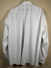 Van Heusen Dress Shirt Men   s Size Xxl 18 5 36 37 White Design Long Sleeve Top