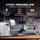 Metal Lathe Power Metal Lathe 210x750mm 50-2500 Rpm Continuously Variable