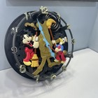 Disney Mickey Mouse Donald Duck Animated Talking Wall Clock - Clock Works Read