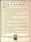 1914-15 The Cavaliers Good Queen Bess Operetta Fold Out Souvenir Program Lyceum