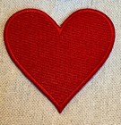 Red Heart Iron-on Embroidered Patch Love Romance Valentine s Day Souvenir