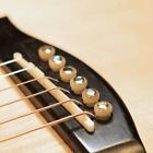 Set Of Unbleached Bone Guitar Saddle Nut Pins String Peg Acoustic Bridge Luthier