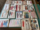  70s-80 s Uncut 49 Vintage Sewing Pattern Lot Vogue Butterick Burda Mccall Dress