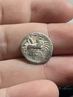 Rare 118 Bc Denarius Aurelia Roman Republic Ancient Silver Old Coin Rome Mint