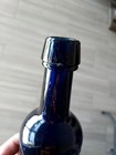 Antique J wise Allentown  Pa 1860s    Blue Blob Top Soda Bottle