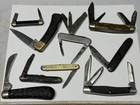 10 Old Pocket Knives Knife From Estate Buck Novelty Wards German Etc
