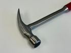          Plumb Usa 11-398 Solid Steel Red Grip 28oz Claw Hammer  Milled Face Nos New