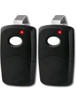 2pk Garage gate Door Replacement Remote Opener - Black