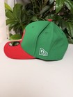 New Era 59fifty Mexico Baseball Hat Green Red Fitted Cap Size 7 1 4