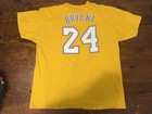 2013 Adidas Los Angeles Lakers Player Jersey T-shirt Size L  24 Kobe Bryant Nba