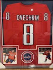 Alexander Ovechkin Washington Capitals  8 Signed Jersey  Frameworth Auth