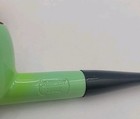 Vintage Kleenest Green Italy Imported Briar Tobacco Smoking Pipe Great Condition