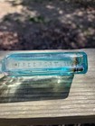  Antique Rawleigh Aqua Glass Bottle  Vanilla  Freeport Illinois