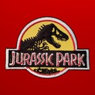 Jurassic Park Vintage Style Patch  Embroidered  Iron On  3 x2 