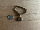 West Virginia Locket Charm Bracelet Panhandle State 7  Long Vintage Souvenir