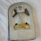 Vintage Marble Stone Hand Carved 6 Head Hindu God  Brahma Rare Statue Sculpture