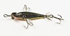 Very Nice Heddon 100 Dowagiac Underwater Minnow Lure Fancy Green Back Blush Chin