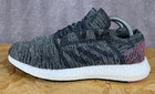 Adidas Pureboost Go Carbon Womens 10 5 Gray Burgundy Athletic Running Shoes Gym