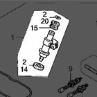 4 Set Fuel Injectors 06164-pcb-000 For Honda Cbr1100xx 1999-2003  