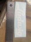 Ludwig White Vintage 60 s Logo For Bass Drum Super Quality Item  Easy Install  
