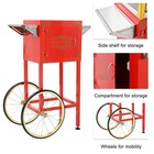 Commercial Vintage Style Popcorn Machine Maker Popper With Cart   8-ounce Kettle