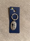 Us Open Tennis Championships Official Keychain Silver Oval Logo New On Card
