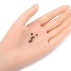1000pcs 4mm 0 16 Inch Small Tiny Smooth Antique Bronze Loose Round Spacer Bead