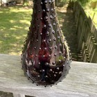 1960   s Amethyst Guildcraft Italy Empoli Genie Bottle   Stopper Purple 22 5   