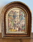 Vintage Artini Framed Engraving Jewish Scenes Judaica Judaism Hand Painted Art