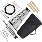 Percussion Glockenspiel Bell Kit 30 Notes  Xylophone With Adjustable Height F   