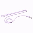 Wild One Adjustable Hands-free Standard Rope Leash - Lilac - Brand New
