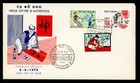 South Vietnam 4 Diff  Designs 1972 Fdc Ancient Scholar 425-427 C          Nho  l1050 