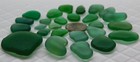 Genuine Beach Sea Glass Teal Green Lot Surf Tumbled Rare 