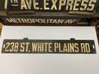 Ny Nyc Subway Sign 238th Street White Plains Road Bronx Primitive Lo-v  I r t 