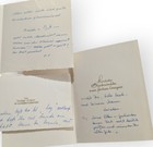 1950s German Baby Shower Greeting Cards Erdenburger Scrapbook Ephemera Used D