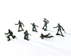 Vintage Tim Mee Army Jeeps And Canons With Soldiers