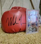 Mike Tyson Psa Autograph Everlast Boxing Glove   Leaf  6 110 Psa 9 Tyson Sealed