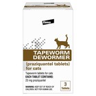 Tapeworm Dewormer For Cats   Kittens - Praziquantel Tablets  3-count  6 Weeks 