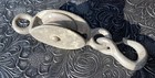 Vintage Iron Single Block And Tackle Pulley 5 1 2    From Hook To Top Hole