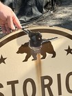 1964 California Historical Landmark Sign 500 Feet Ahead Porcelain Enamel Rare 