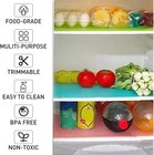 Aiosscd 7 Pcs Shelf Mats Refrigerator Liners Washable Refrigerator Pads Fridge