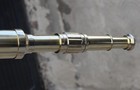 Brass Spyglass Telescope With Wooden Tripod Vintage Nautical Maritime Decor  Pir