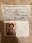 1972 Vintage U s  Passport Germany Born Woman Immigration Stamps
