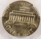 1981 1c Lincoln Cent Struck On Clad Dime Blank Pcgs Ms66