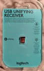 Logitech  Usb Unifying Receiver Black New In Box Nib