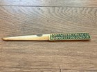 Vintage 40s Brass   Enamel Letter Opener St  Francis Signed Spaci
