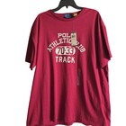 Polo Ralph Lauren Men Classic Fit Athletic Club Track T Shirt Xxl  Red
